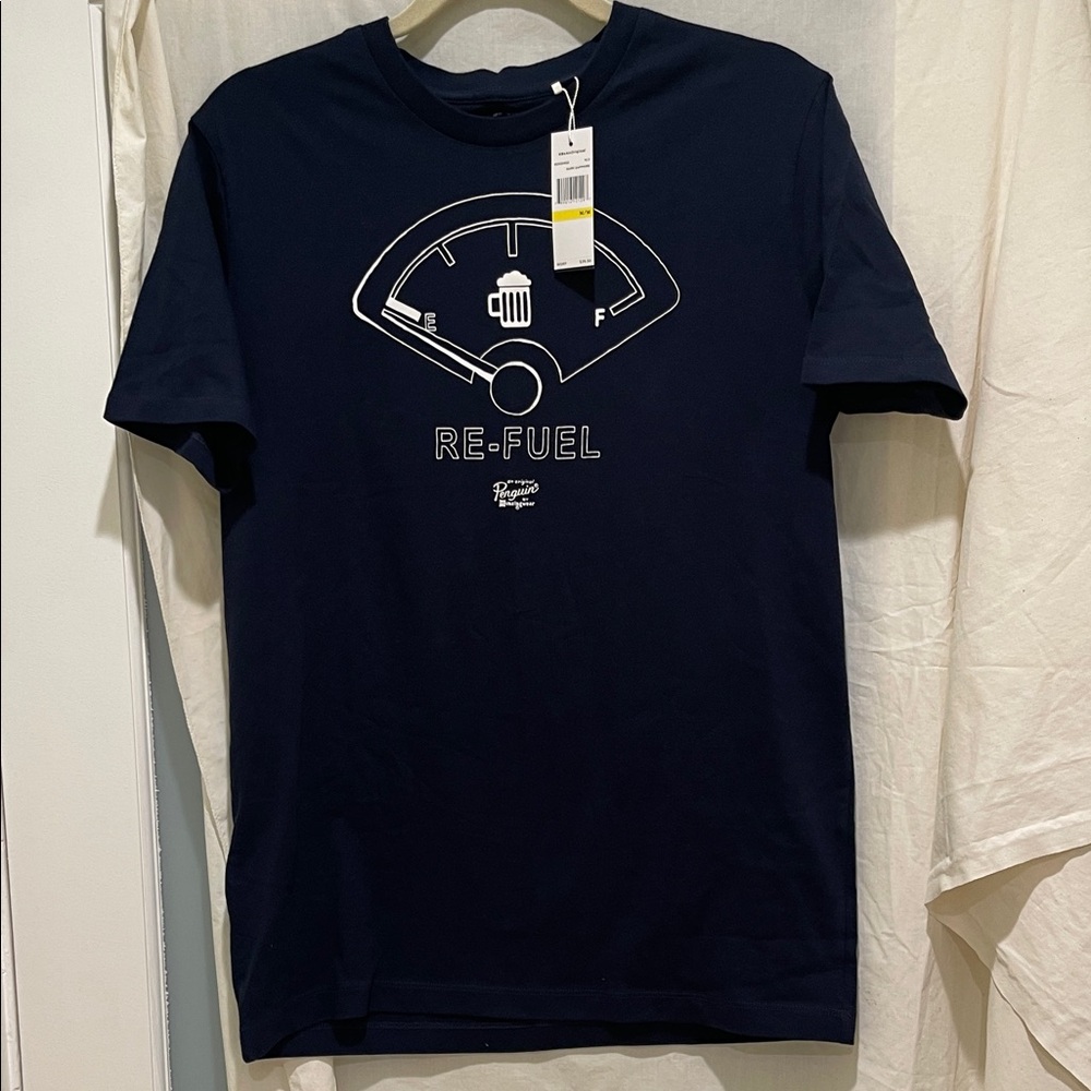 Re-Fuel Graphic Tee in Navy
